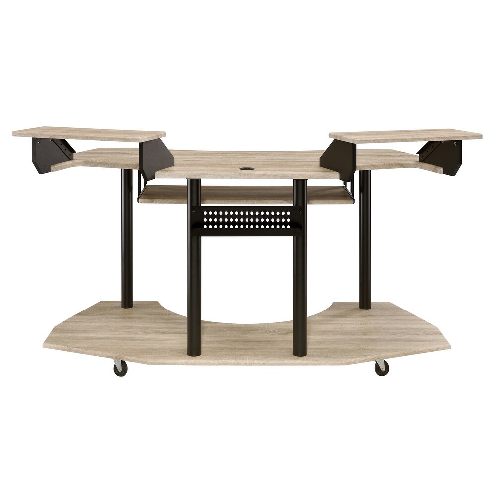 Detroit Music Recording Studio Desk with Keyboard Tray