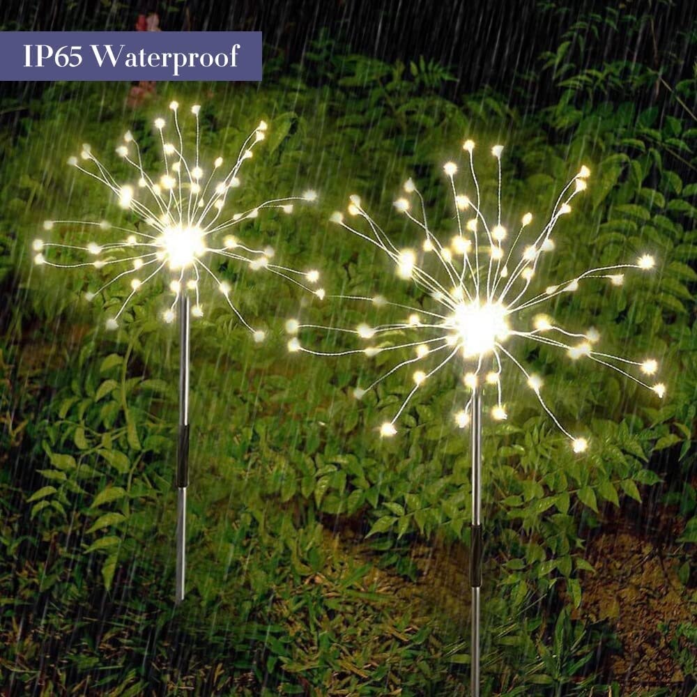 Solar FireworkGarden Lights Fairy Twinkle Lights 120LED