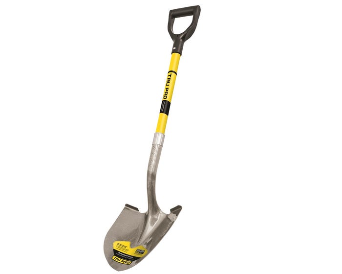 Truper TruPro Round Point Shovel with 29