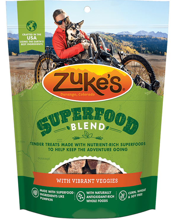 Zuke's SuperFood Blend with Vibrant Veggies Dog Treats