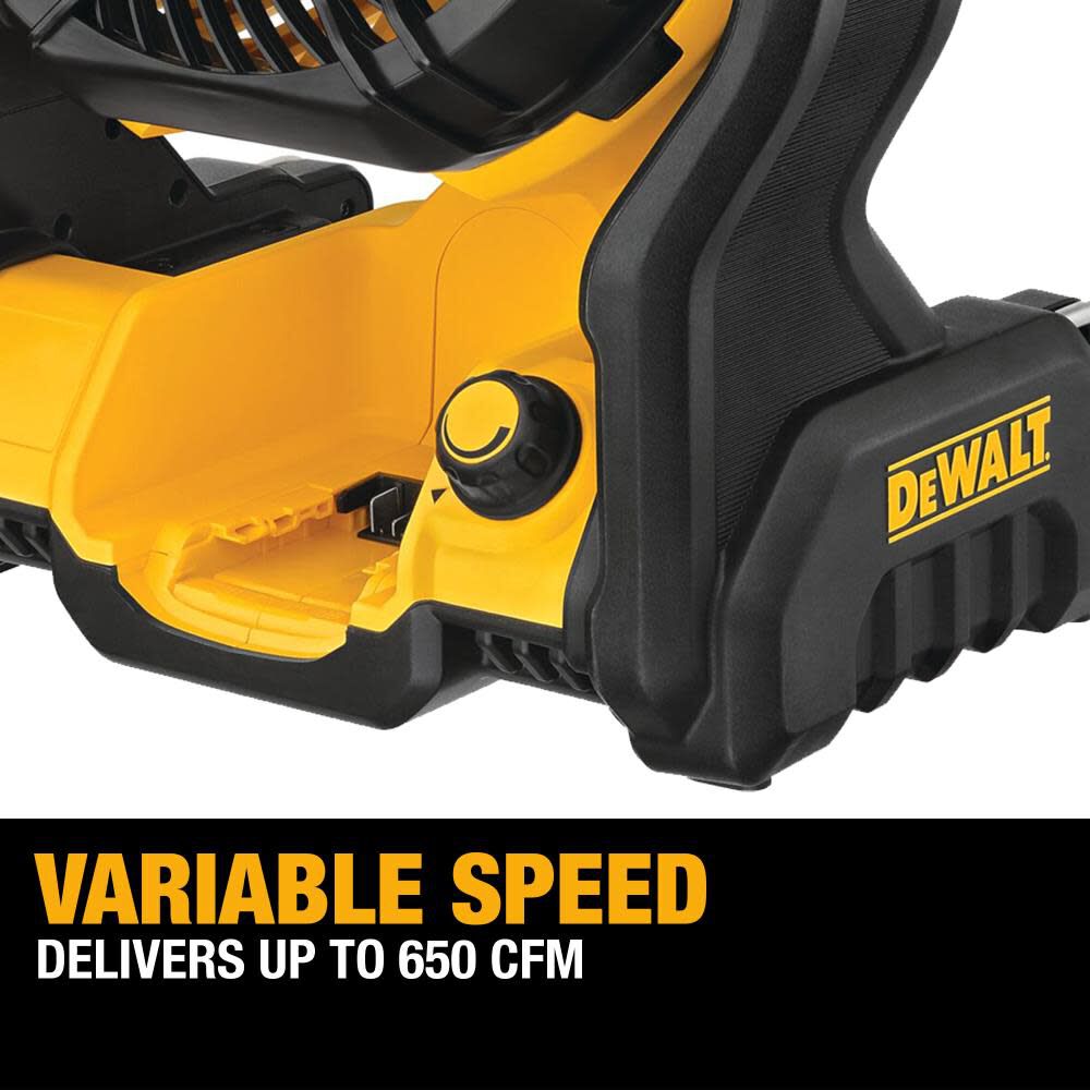 DEWALT 20V MAX Jobsite Fan Bare Tool DCE512B from DEWALT