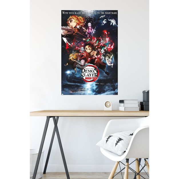 Trends International Demon Slayer Mugen Train Collage One Sheet Unframed Wall Poster Prints