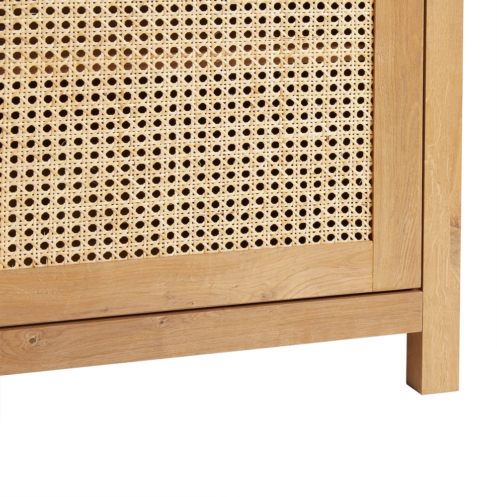 Middlebrook Designs 2 Door 58 inch Sideboard with Arched Rattan Panels