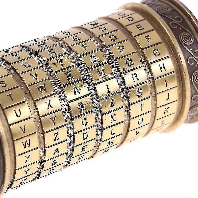 Da Vinci Code Toys Metal Cryptex Locks Wedding Gifts Valentine's Day Gift