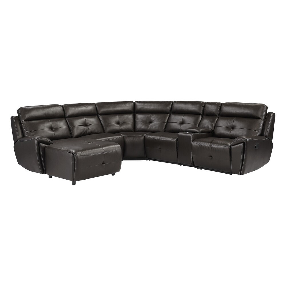 Veilleux Modular Reclining Sectional Sofa with Left Chaise