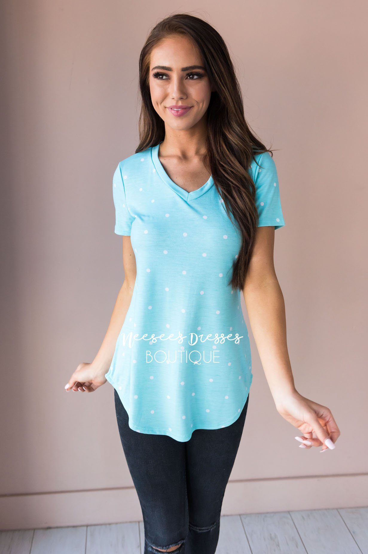 All In Good Fun Modest Dot Tee