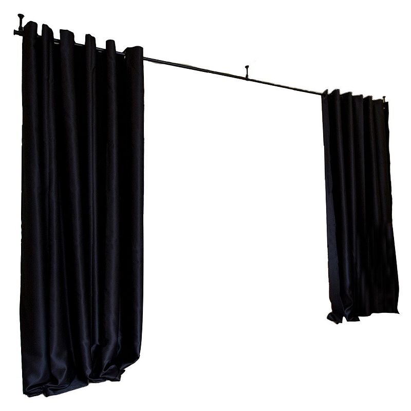 Hanging Room Divider Kit with Blackout Curtains for Room Separation and Total Privacy