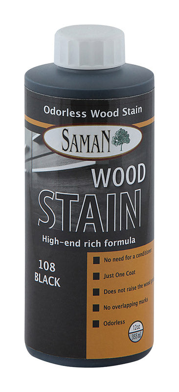 SAMAN WD STAIN BLAK 12OZ