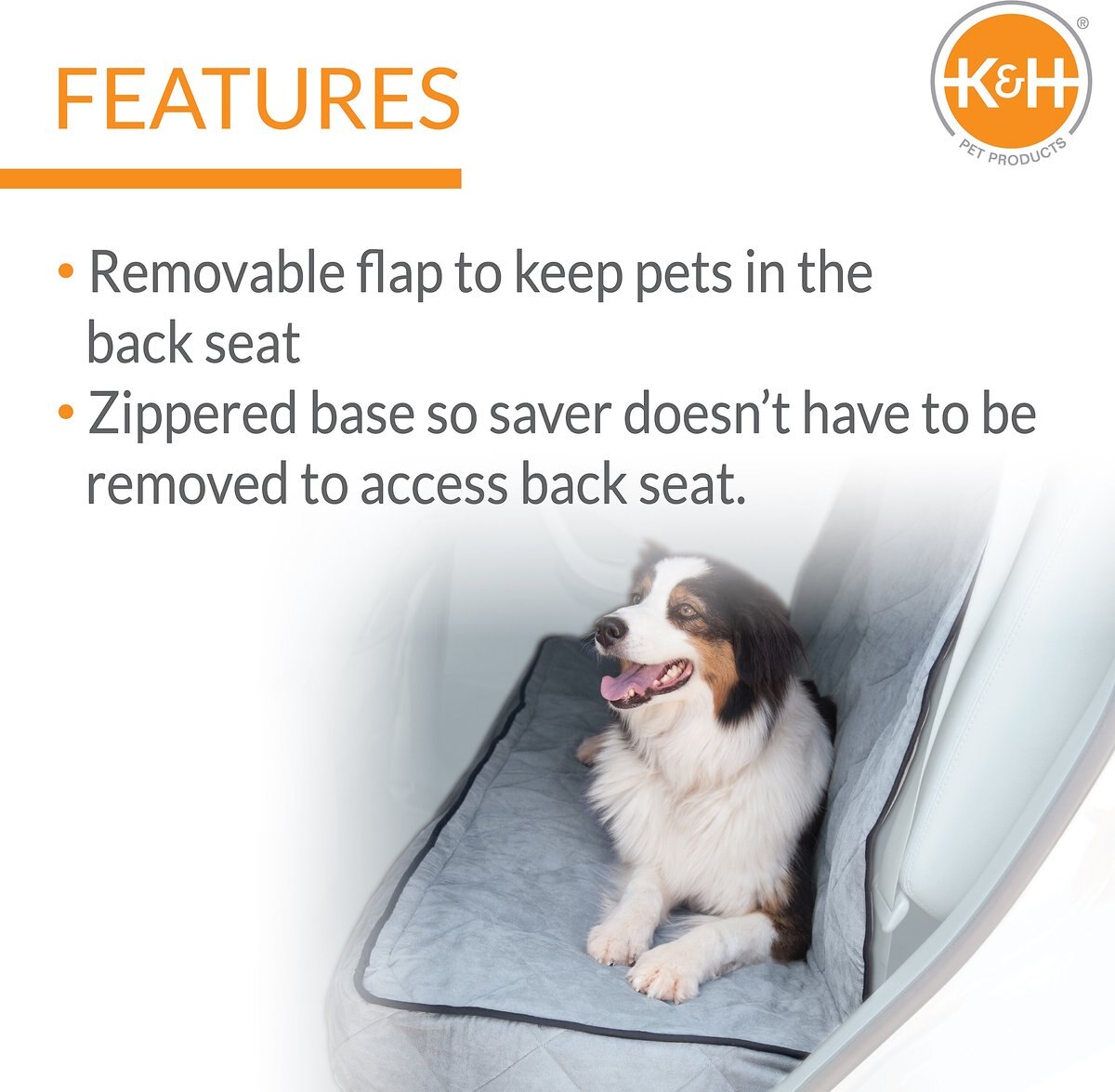 KandH Pet Products Deluxe Car Seat Saver