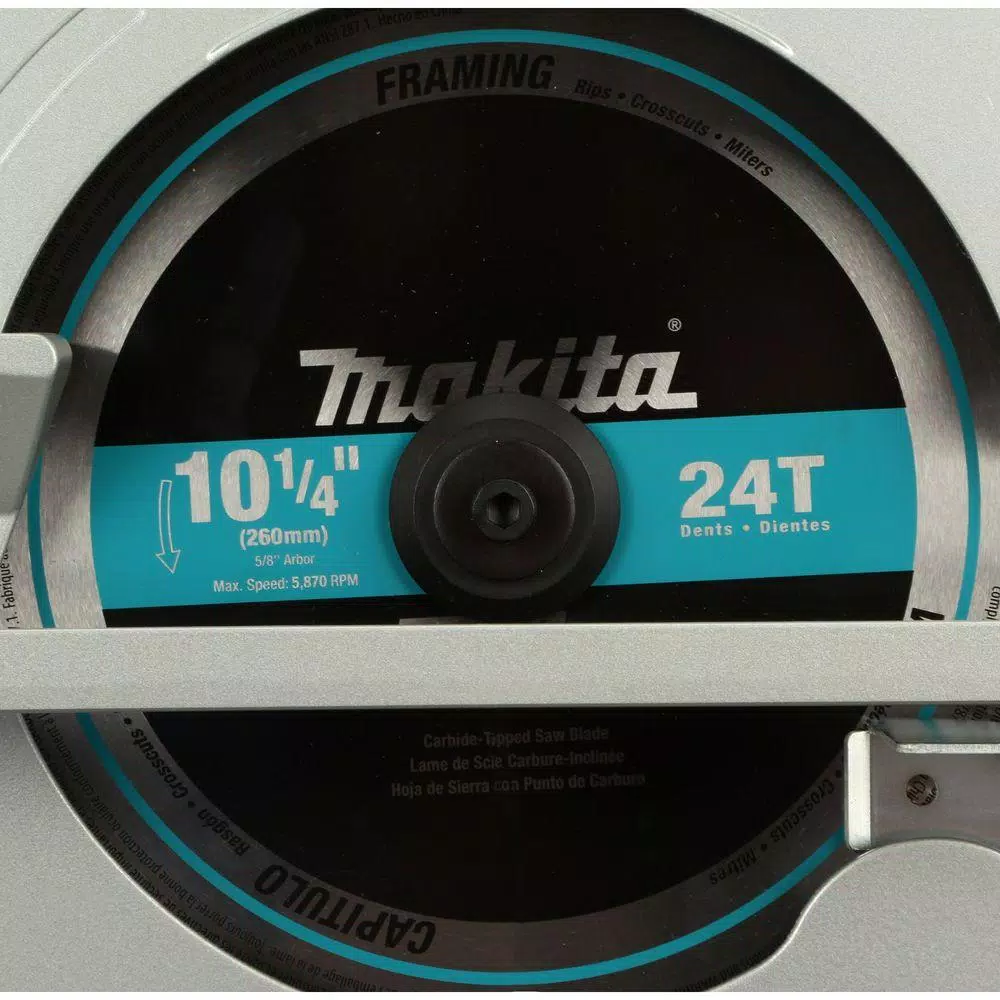 Makita 14 Amp 10-1/4 in. Corded Circular Saw with Electric Brake and 24T Carbide Blade and#8211; XDC Depot