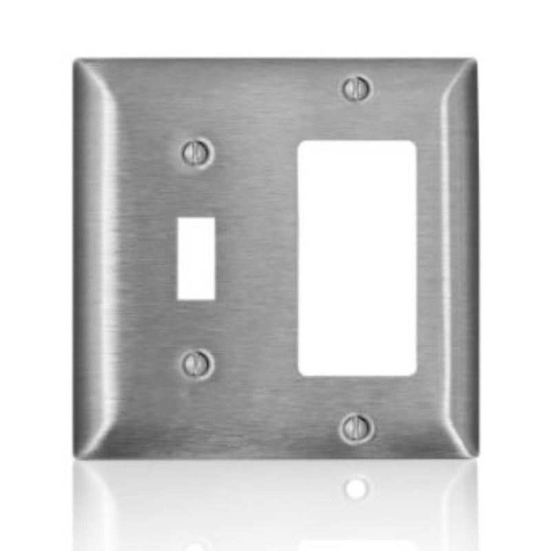 CSERIES SS 2G WALL PLATE