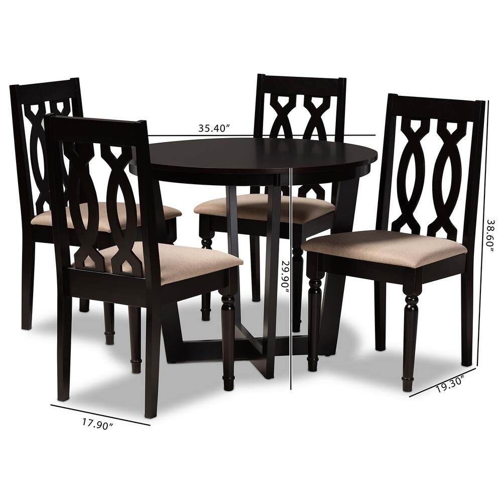 Julie Modern and Contemporary 5 piece Dining Set