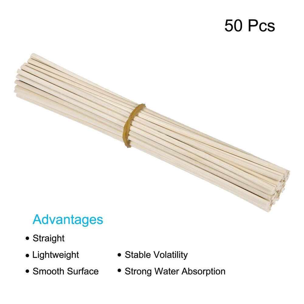 Rattan Wood Diffuser Sticks for Aroma Fragrance Essential Oil 50Pcs