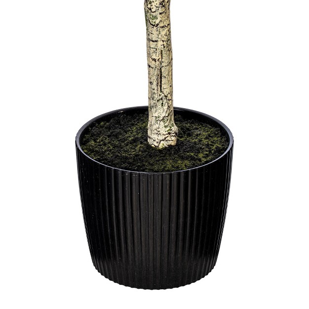 Vickerman Artificial Green Olive Tree In Pot