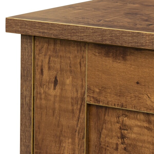 Wood Buffet Sideboard with 2 doorsand1 Storage and 2drawers