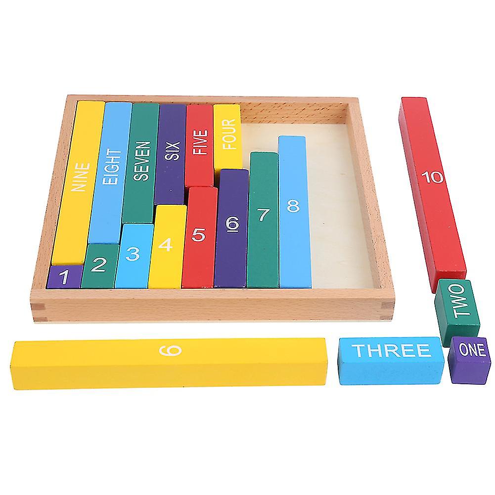 Colorful Mathematics Preschool Teaching Aid Educational Children Baby Math Toys