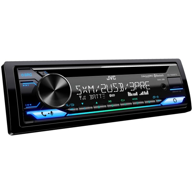 Jvc Kd t925bts Cd Receiver Featuring Bluetooth Front amp Rear Dual Usb Sirius Xm Amazon Alexa 13 band Eq Variable color Illumination jvc