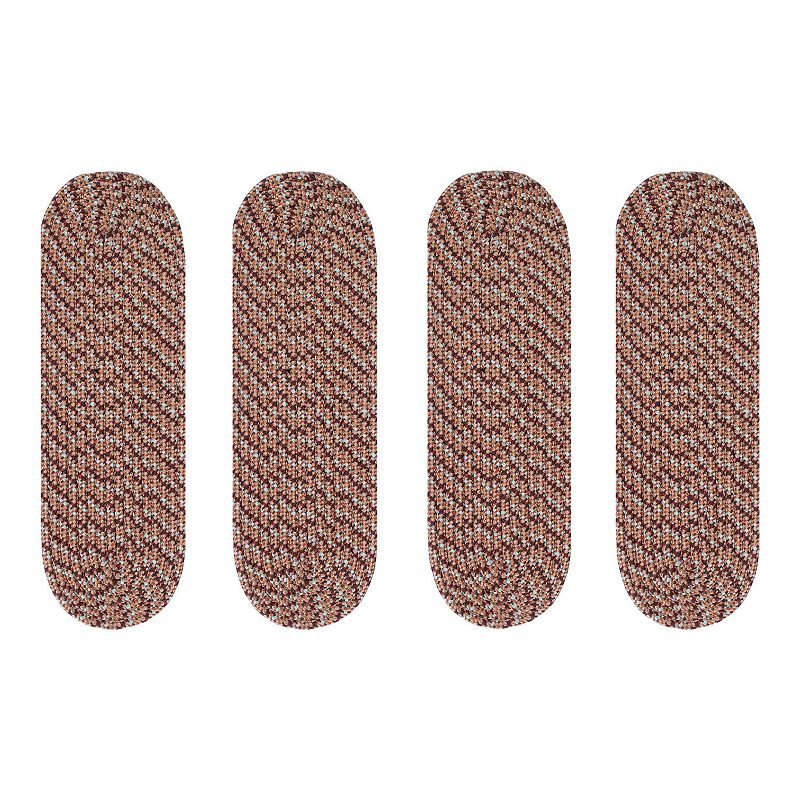 Better Trends Country Braid 4-pc Striped Oval Stair Tread Set