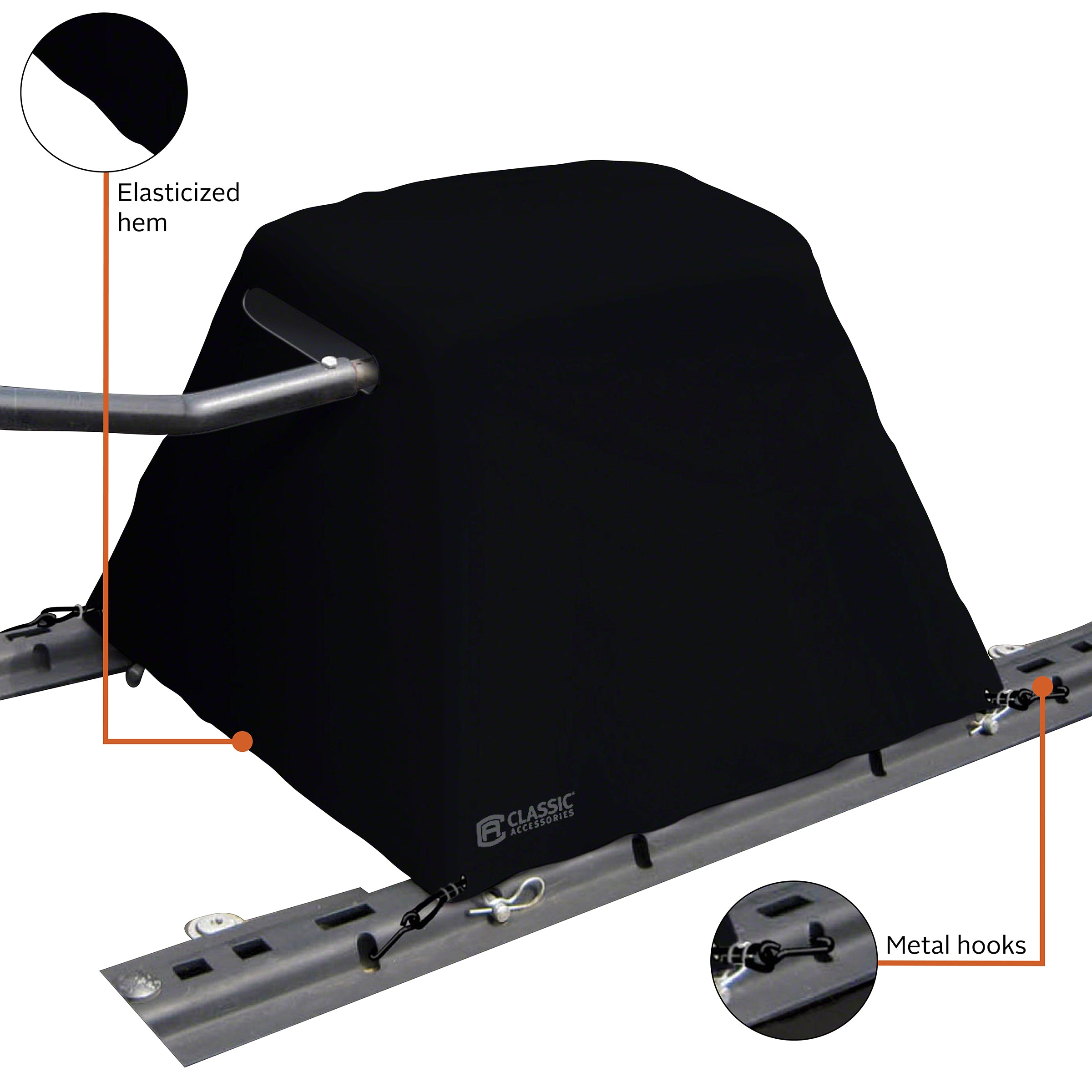 Classic Accessories Over Drive 15K 5th Wheel Hitch RV Cover， Black