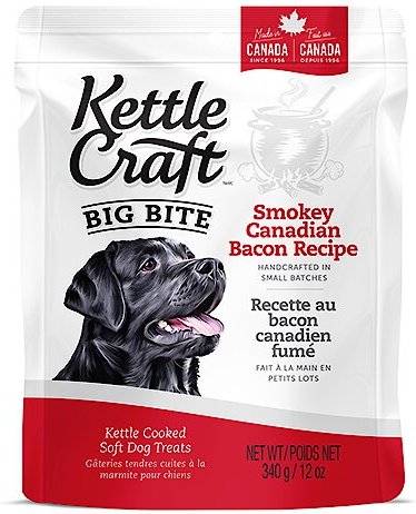 Kettle Craft Big Bite Smokey Canadian Bacon Recipe Dog Treats