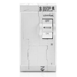 Leviton Branch Circuit Breaker Standard 2-Pole 30 Amp 120-Volt240-Volt Thermal Magnetic R00-LB230-0TR