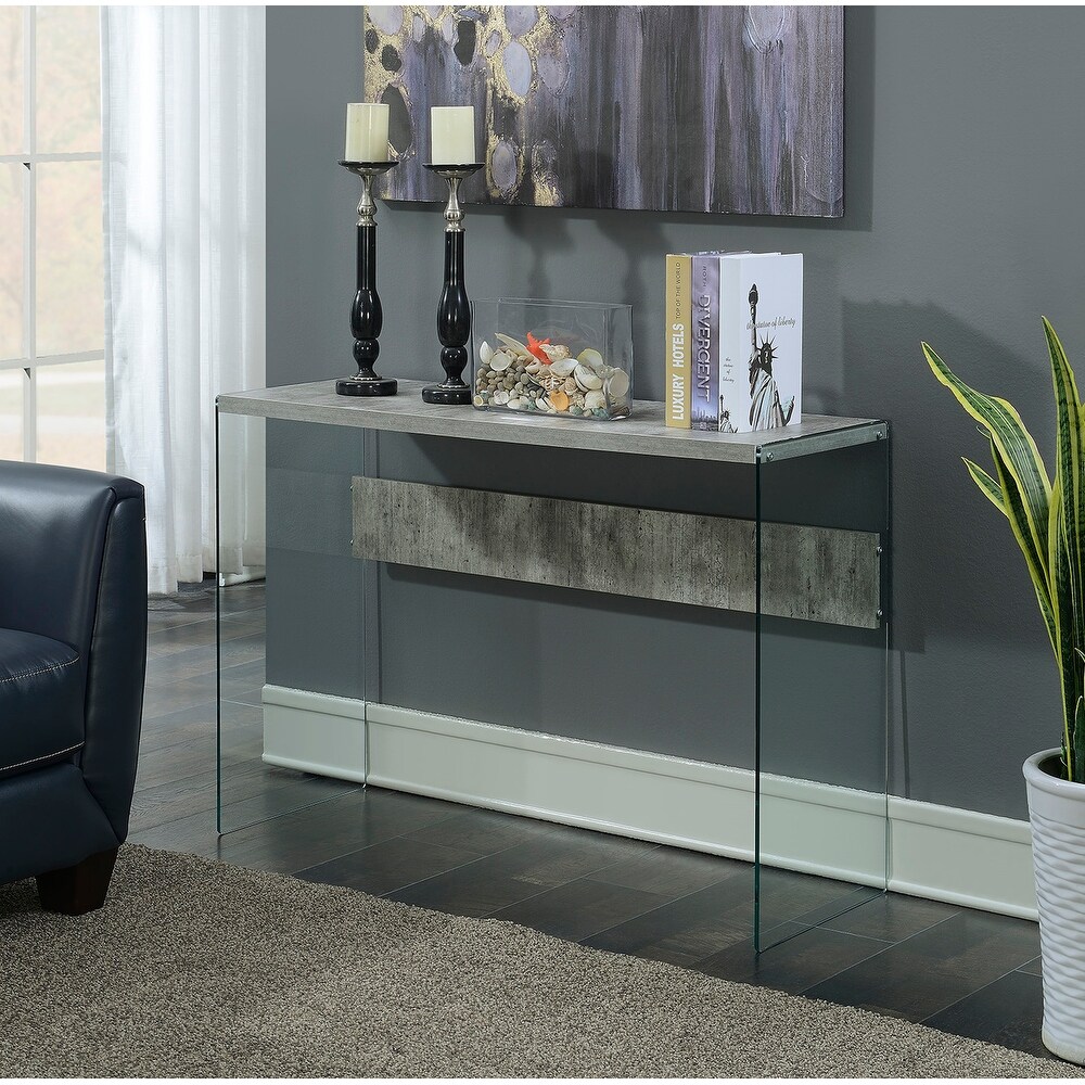 Convenience Concepts SoHo Glass Console Table/Desk