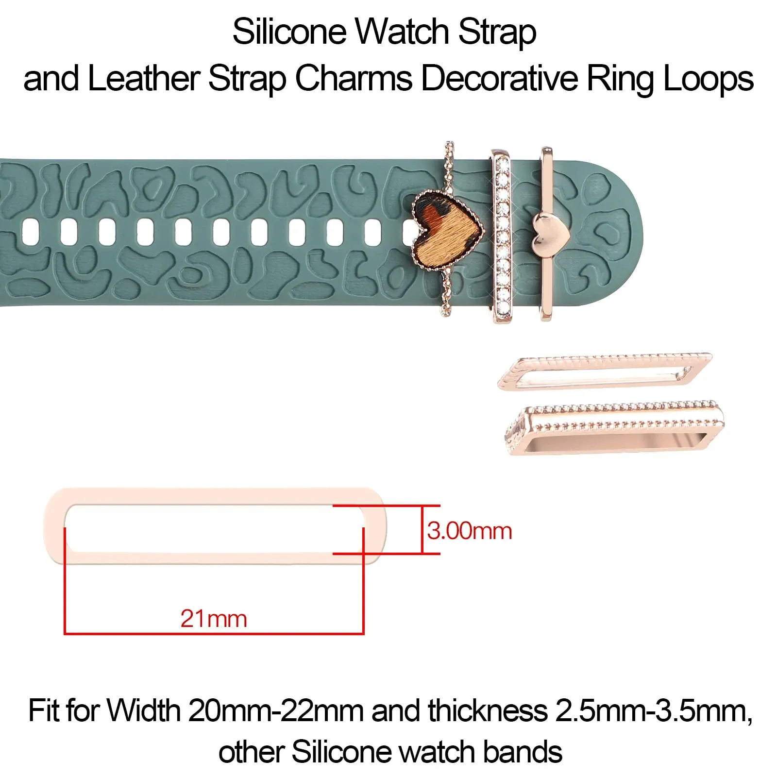 🔥 BIG SALE - 48% OFF🔥🔥 off-Watch Silicone Bands Decorative Ri