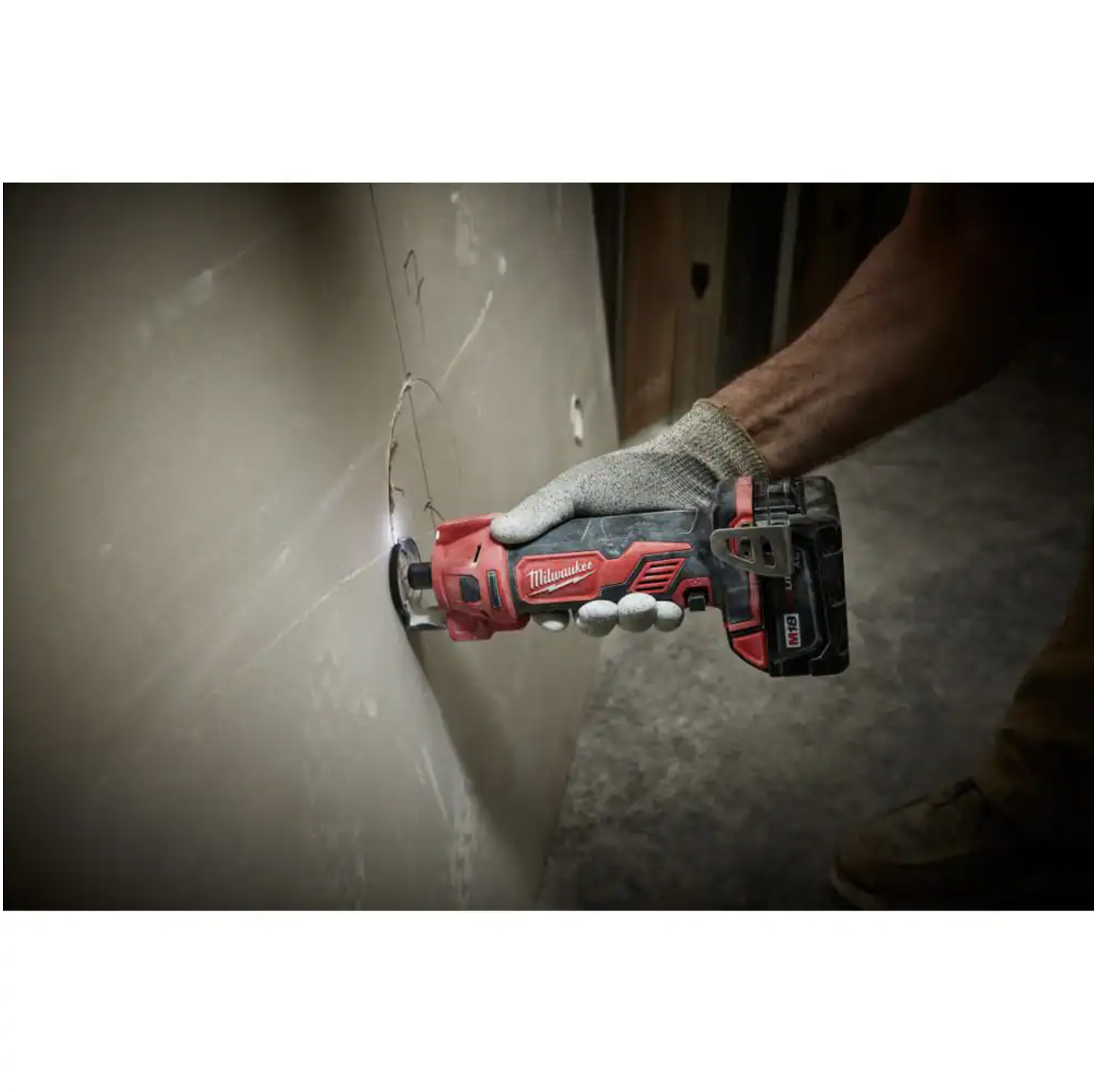 Milwaukee M18 FUEL 18V Lithium-Ion Cordless Brushless Oscillating Multi-Tool with Drywall Cut Out Tool (2836-20-2627-20)