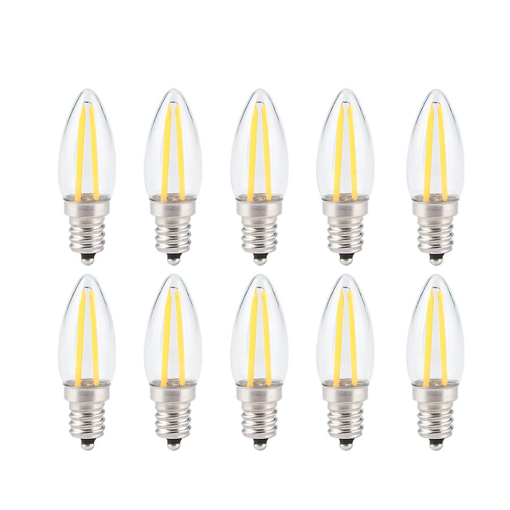 10Pcs E12 1.5W AC230V Long ment Mini LED Light Bulbs for Home Car Landscape Lighting