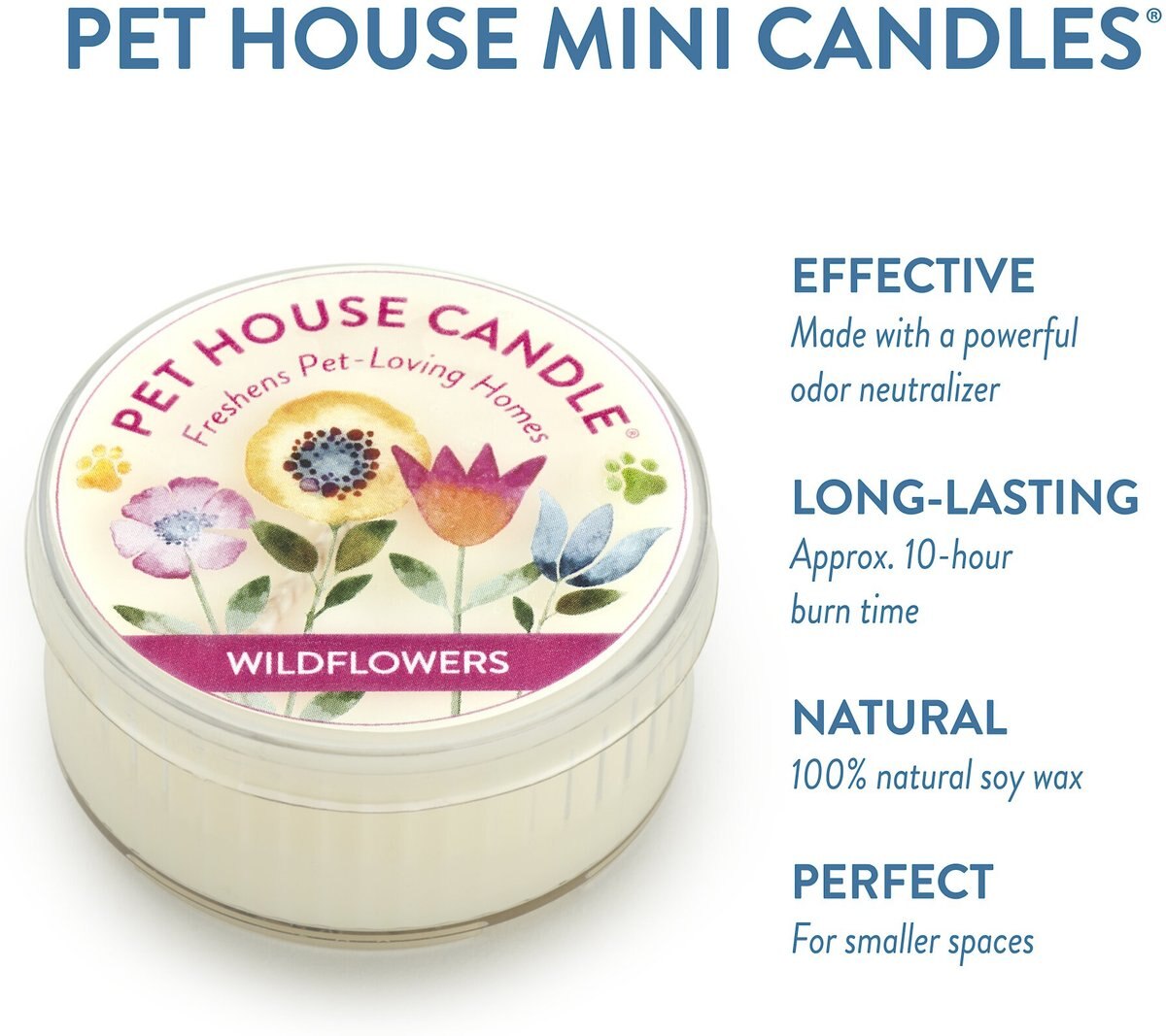 Pet House Wildflowers Natural Soy Candle