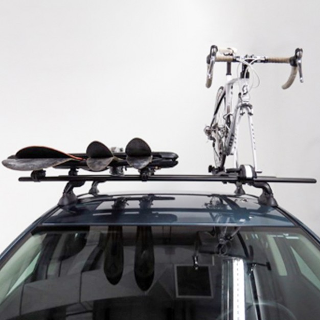 Yakima 60 Inch Aluminum T Slot Jetstream Bar Aerodynamic Crossbars For Roof Rack Systems Compatible With Any Streamline Tower Black Set Of 2