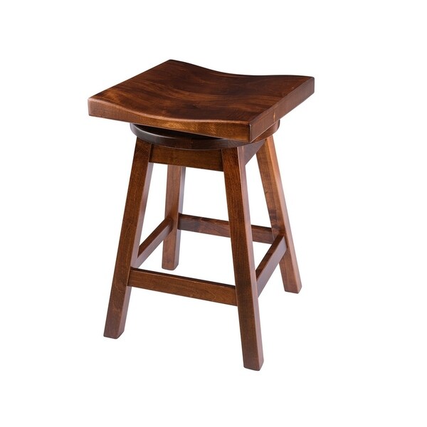 Swivel Urban Bar Stool in Maple Wood