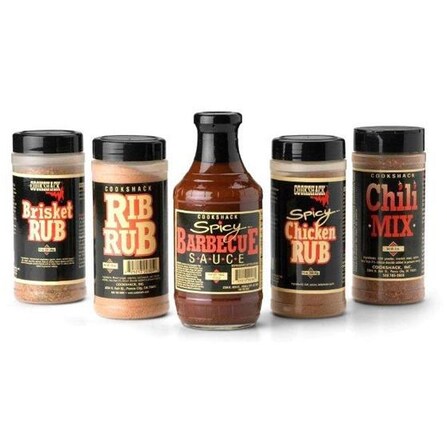 Cookshack 5-Piece Spice Kit