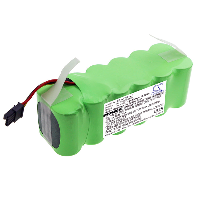 Ariete 271100ALUK 271100AR0 271100ARD 271100KEBG 2 Replacement Battery BatteryClerkcom Vacuum