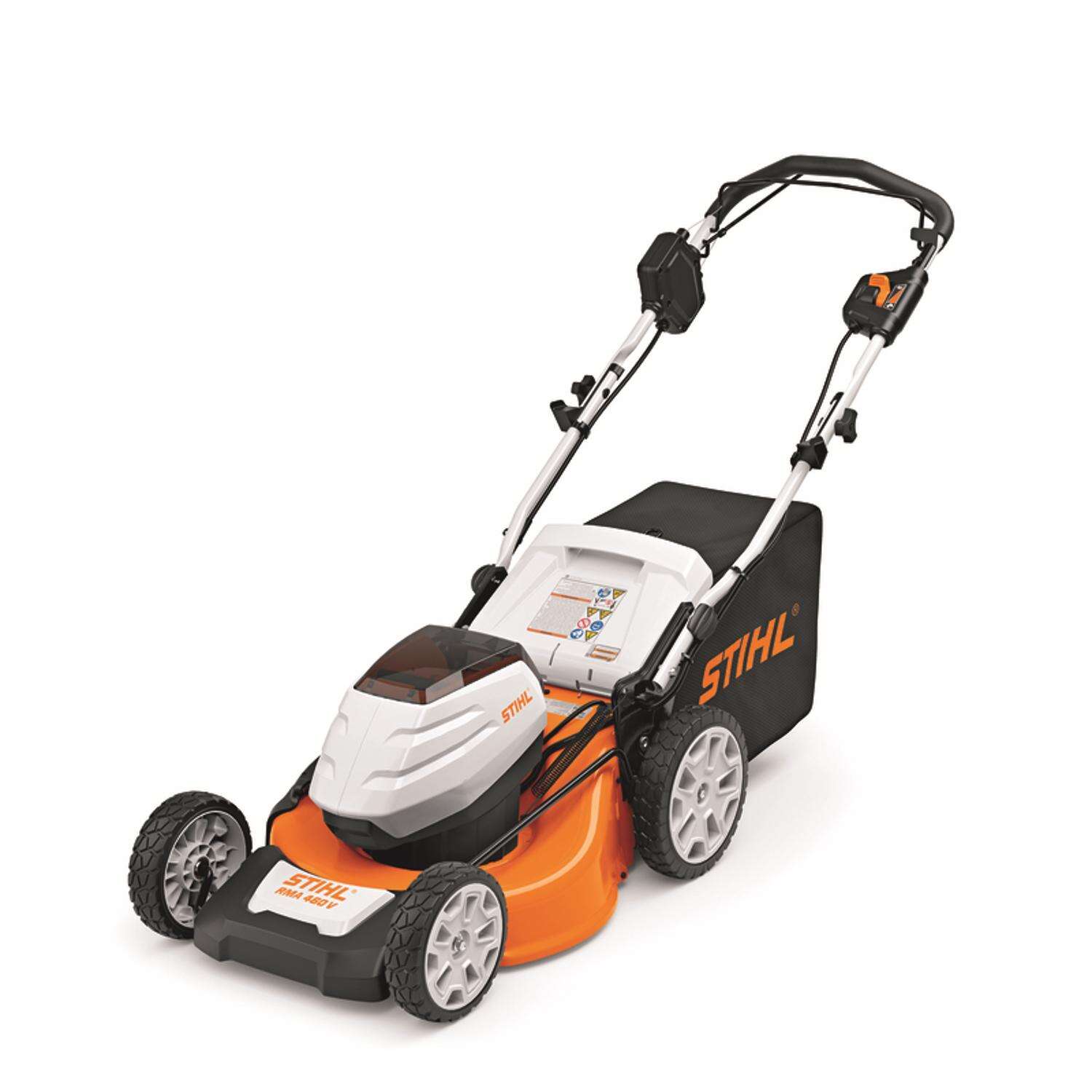 STIHL RMA 460 V 19 in. 36 V Battery Self-Propelled Lawn Mower Kit (Battery and Charger)