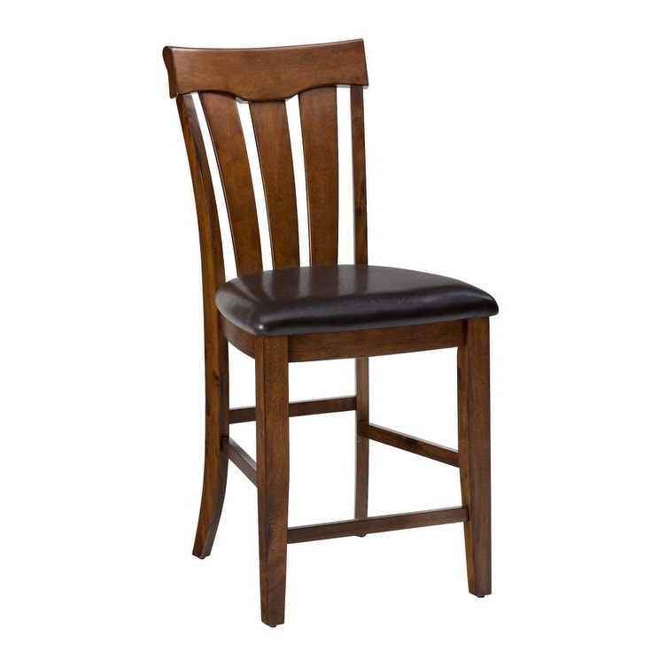 Solid Acacia Slatback Counter Stool (Set of 2) by Jofran