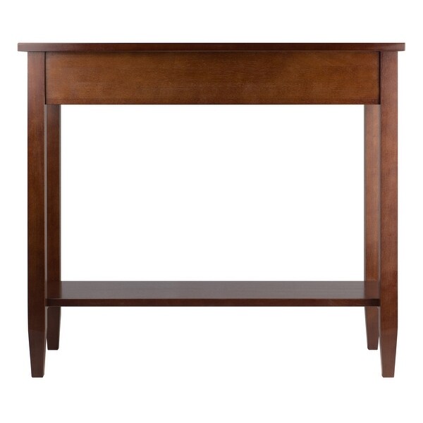 Richmond Console Table， Walnut - 33.98 x 15.69 x 29.92 inches