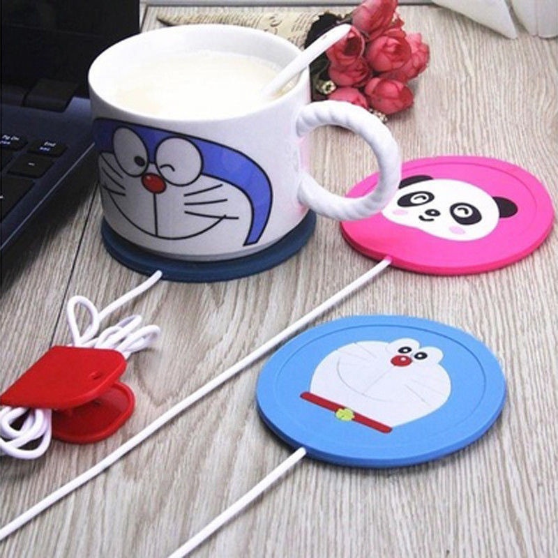 USB Warm Cup Heating Mat Warm Pad Electric Insulation Coaster for Coffee Tea