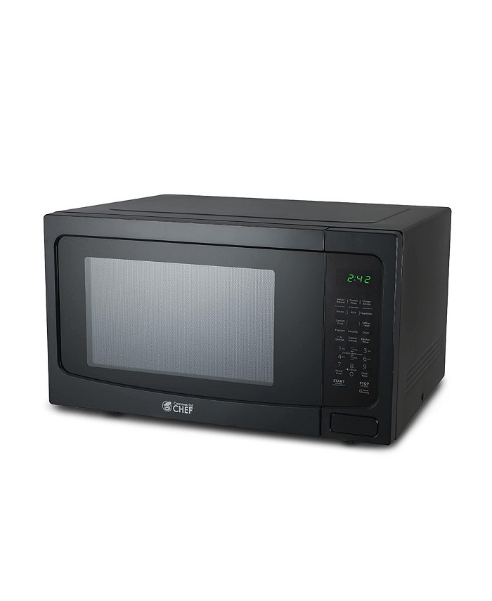 Commercial Chef 1.6 Cu. Ft. Counter Top Microwave Black