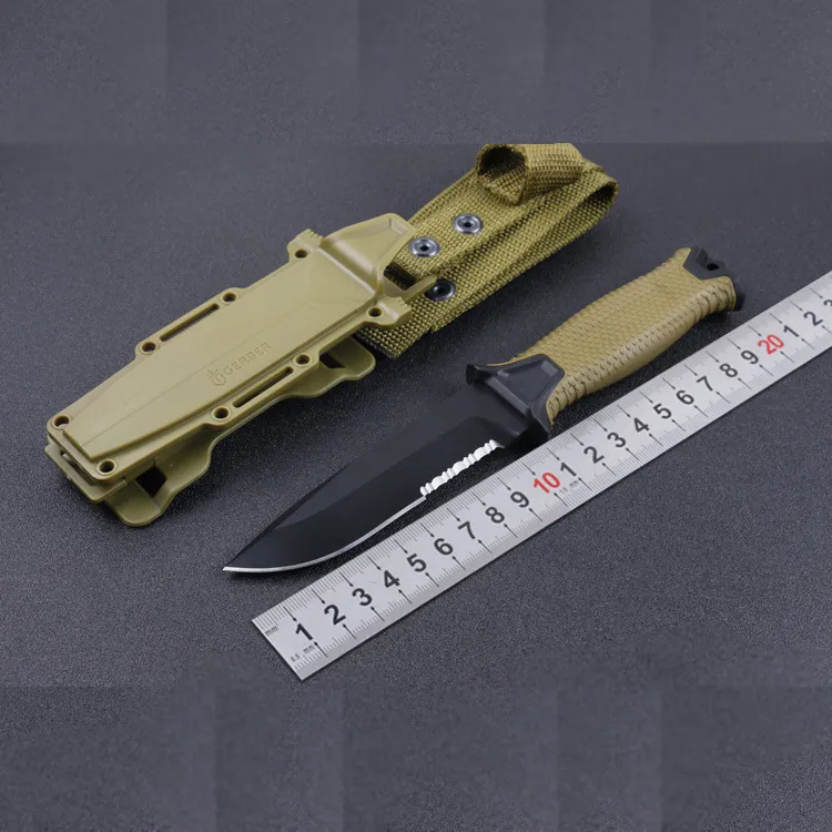 Hot Sale Manufacturer Custom OEM Outdoor Tactical Knives Small Bushcraft Survival Hunting Camping Fixed Blade Knife