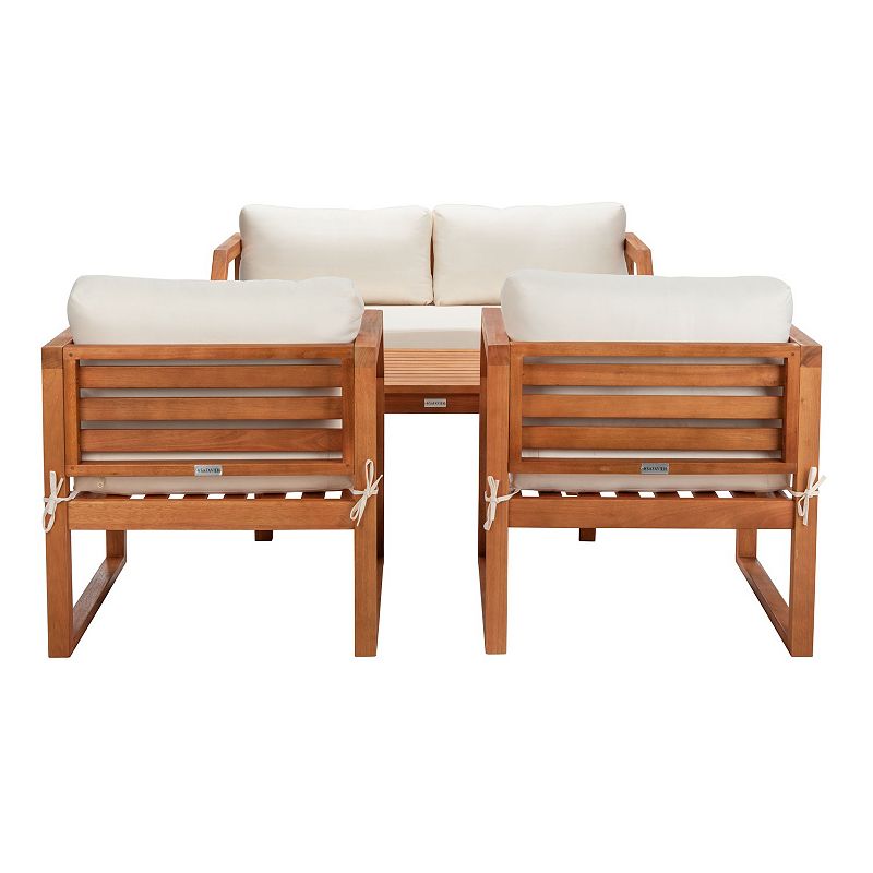 Safavieh Dren Loveseat， Chair and Coffee Table 4-piece Set