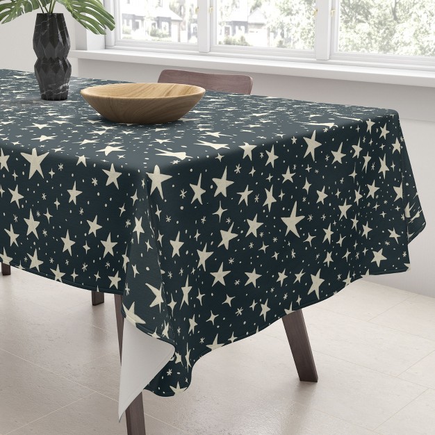 Avenie Black And White Stars Tablecloth Deny Designs