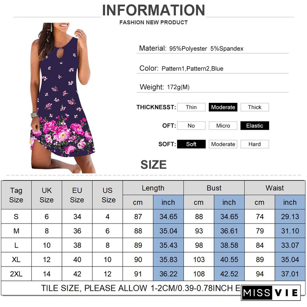 Summer New Women Halter Mini Dress Sexy Sleeveless Beach Dress Ladies Cross O Neck Sundress Vacation Floral Print Clothes D30