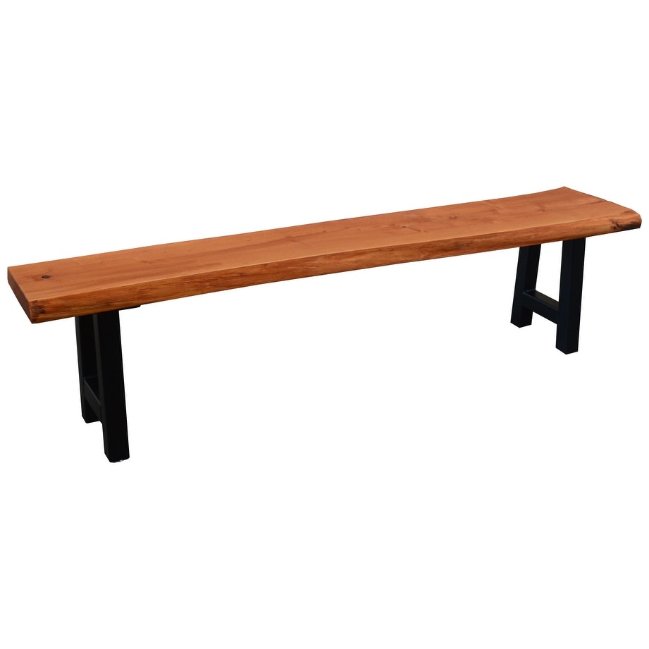 Live Edge Locust Wood Ridgemont Bench