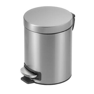 StyleWell 1.3 Gal. Stainless Steel Round Step-On Trash Can STY-SOT-5-1