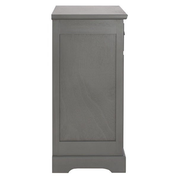 SAFAVIEH Griffin Grey Storage Side Table - 17.7