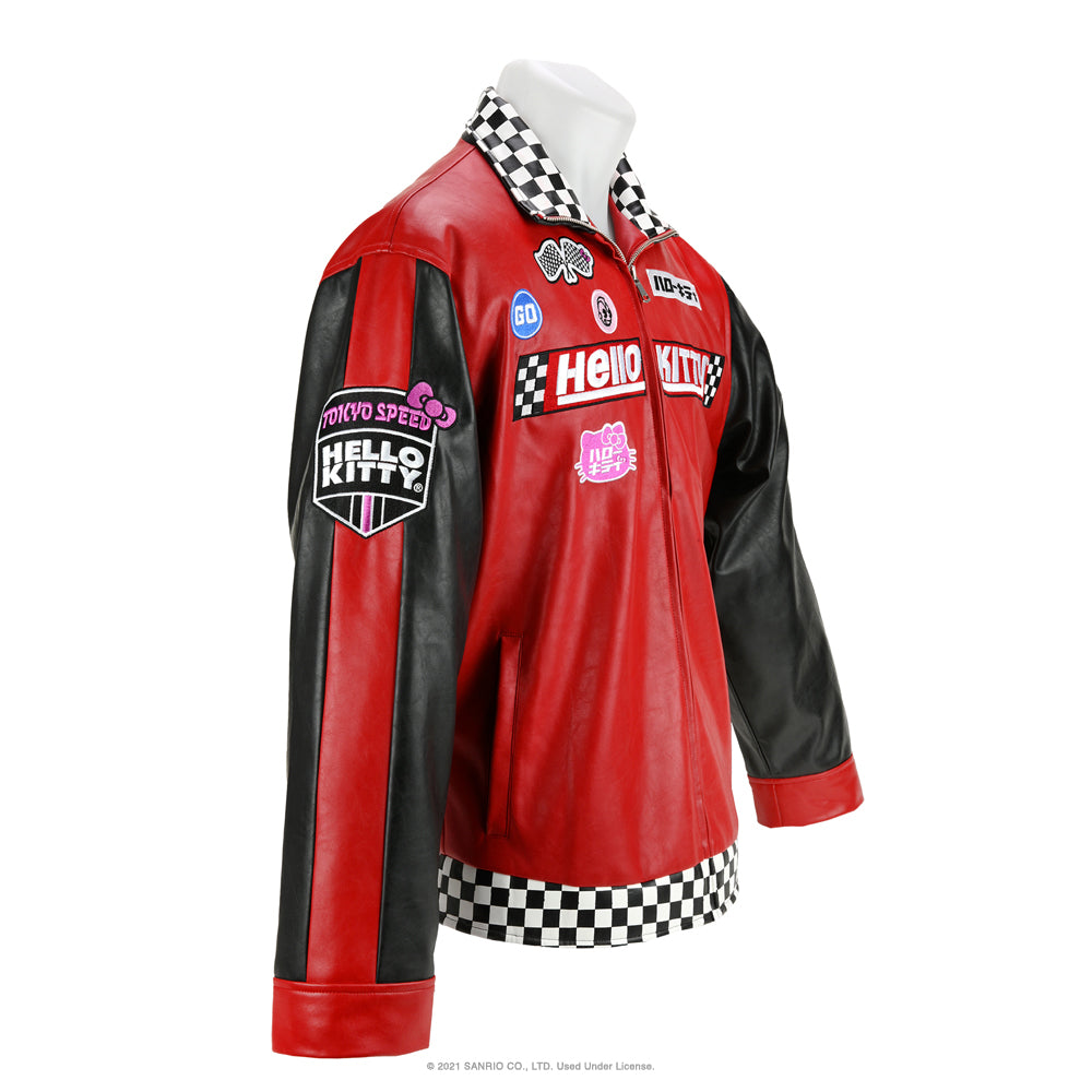 Hello Kitty® Tokyo Speed Red Moto Jacket by Kidrobot