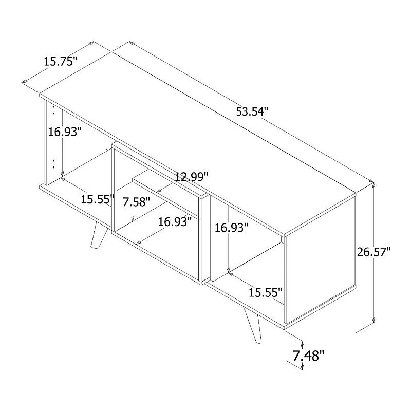 MANHATTAN COMFORT Hampton 53.54 TV Stand