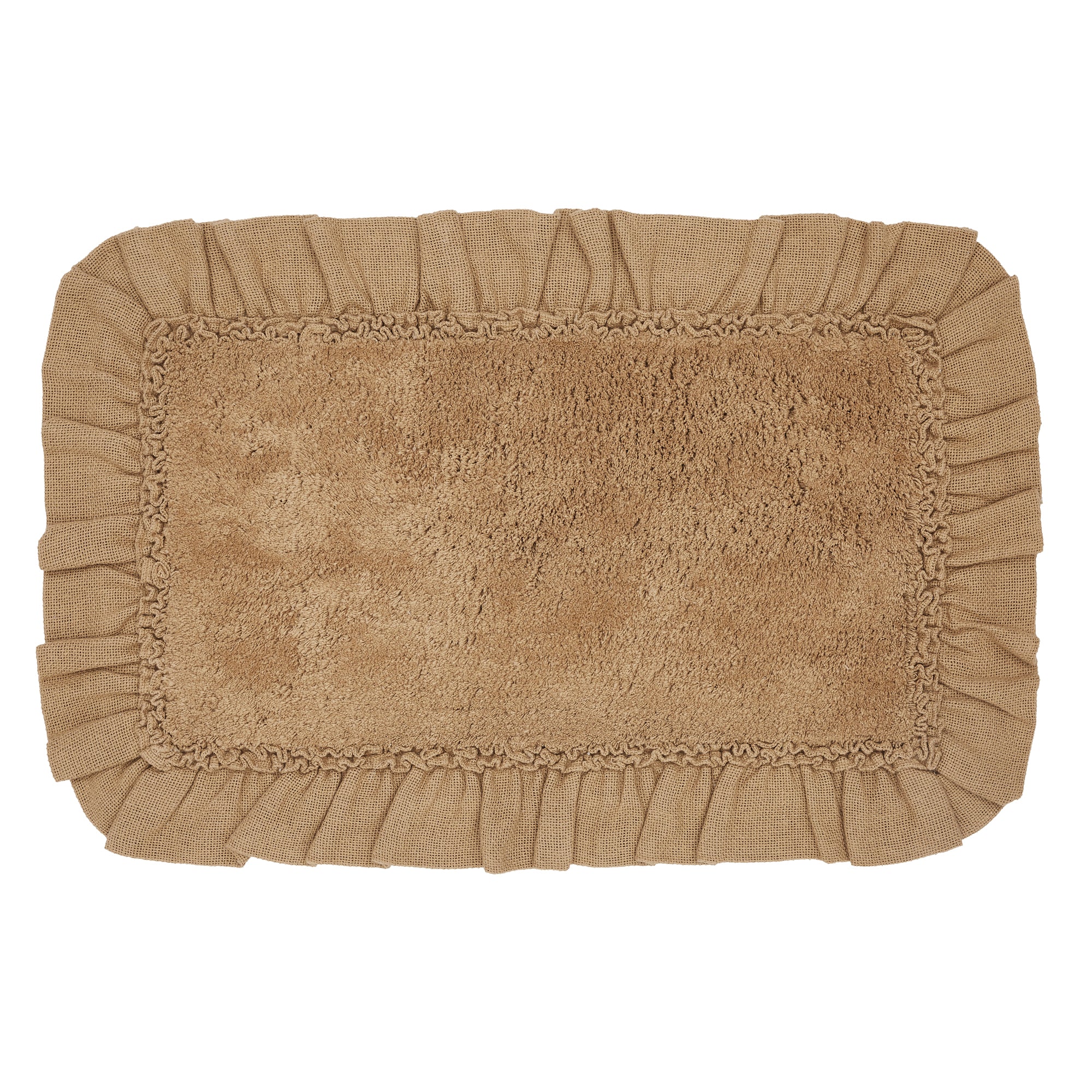 Burlap Natural Bathmat 20x30