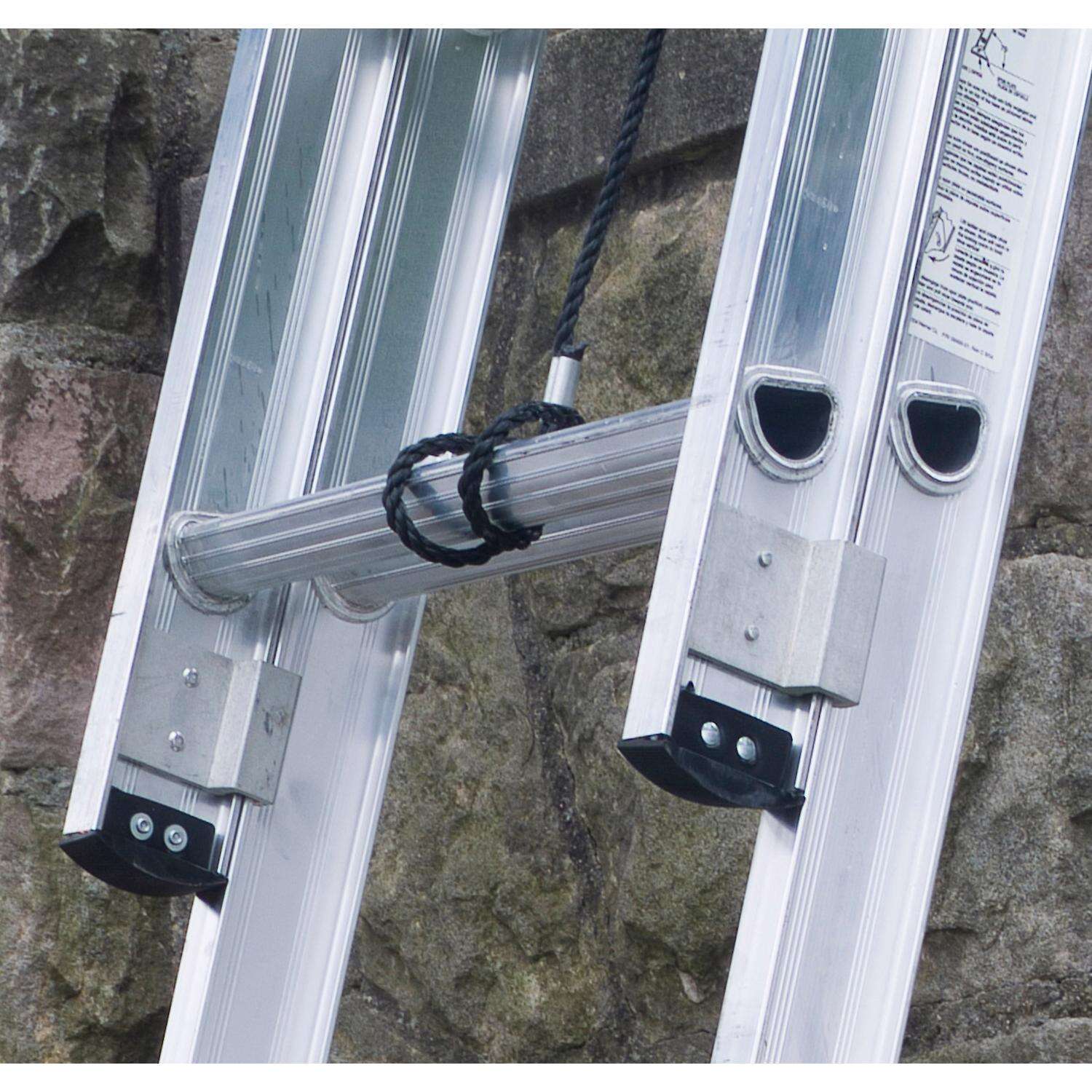 Werner 36 ft. H Aluminum Extension Ladder Type IA 300 lb. capacity